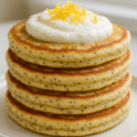 Lemon poppyseed protein pancakes recipe breakfast