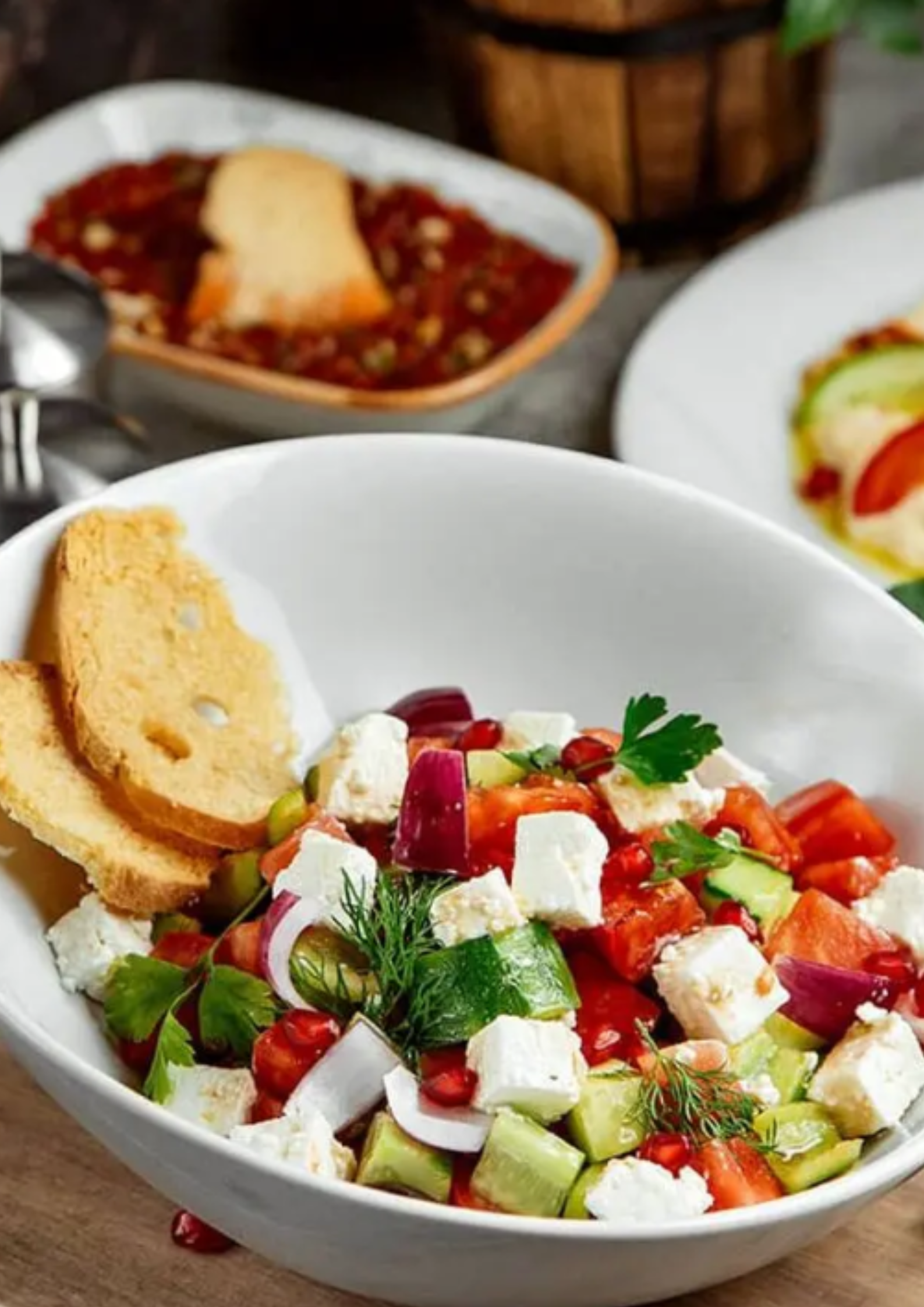 Ovcharska Salad (Shepherd’s Salad with Cheese)