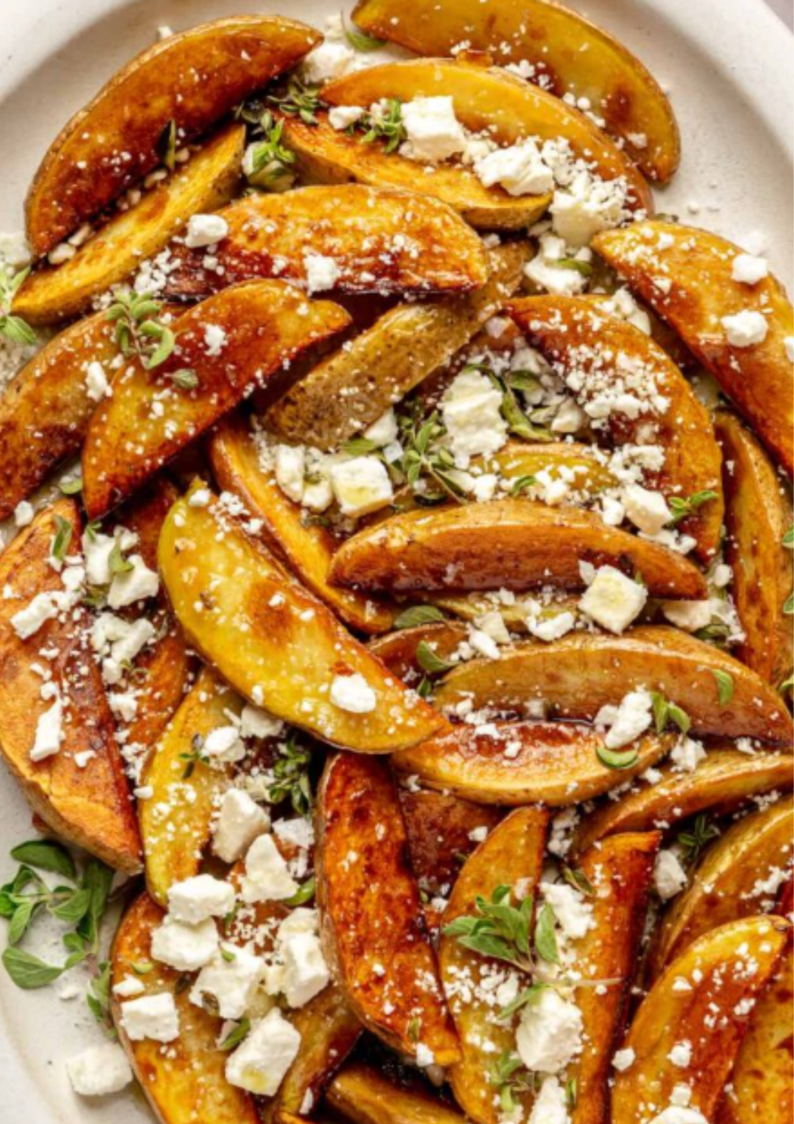 Crispy Greek Fries with Feta and Oregano