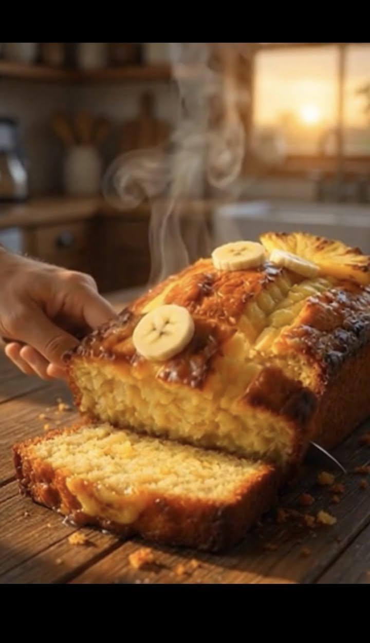 🍌🍍 Pineapple Banana Bread