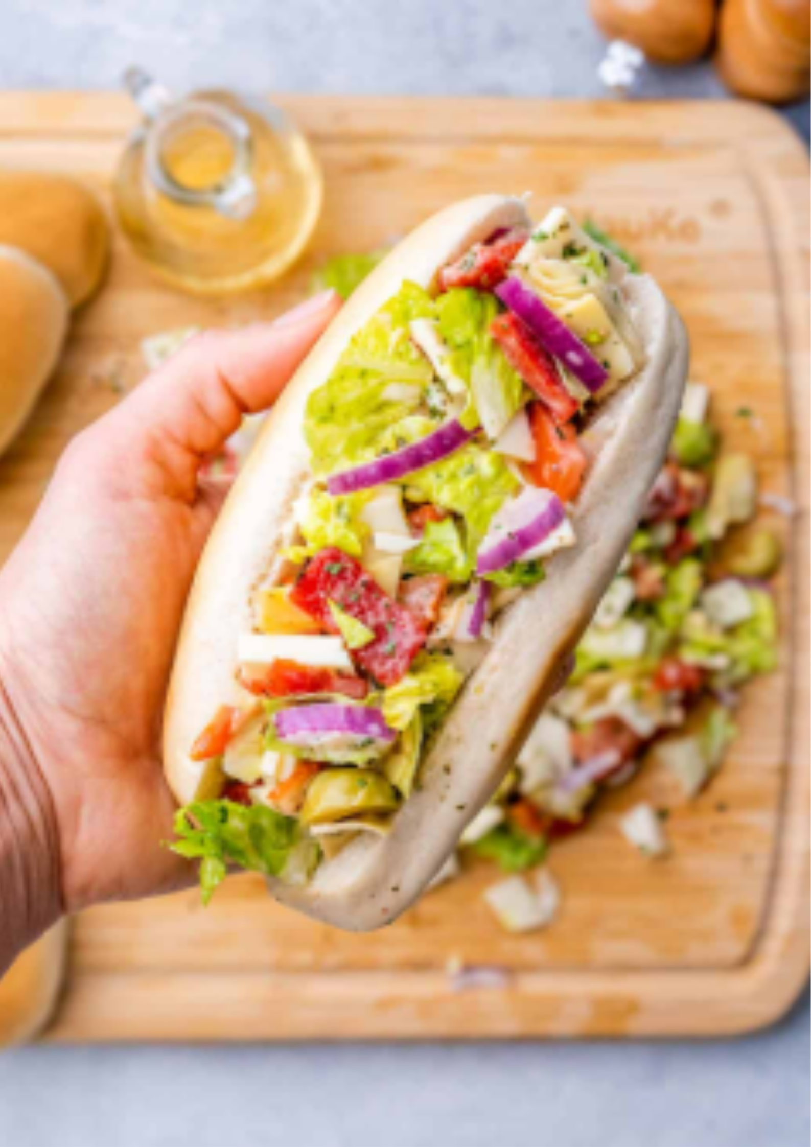 Viral Chopped Italian Sandwich (The Ultimate High-Protein Lunch!)