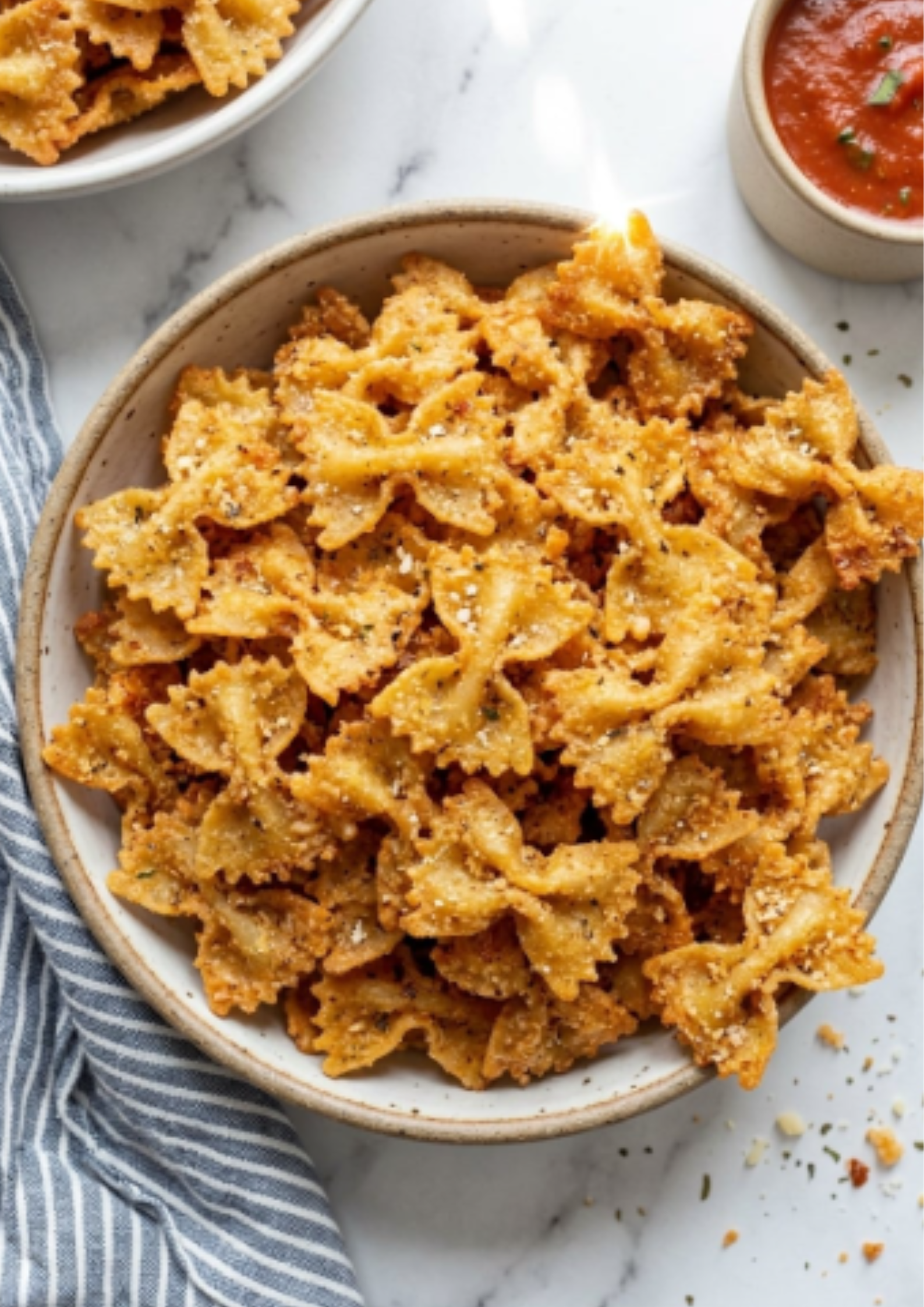 Pasta Chips au Friteuse sans Huile : Le Snack Apéro Inratable & Ultra Croustillant ! 🧀✨